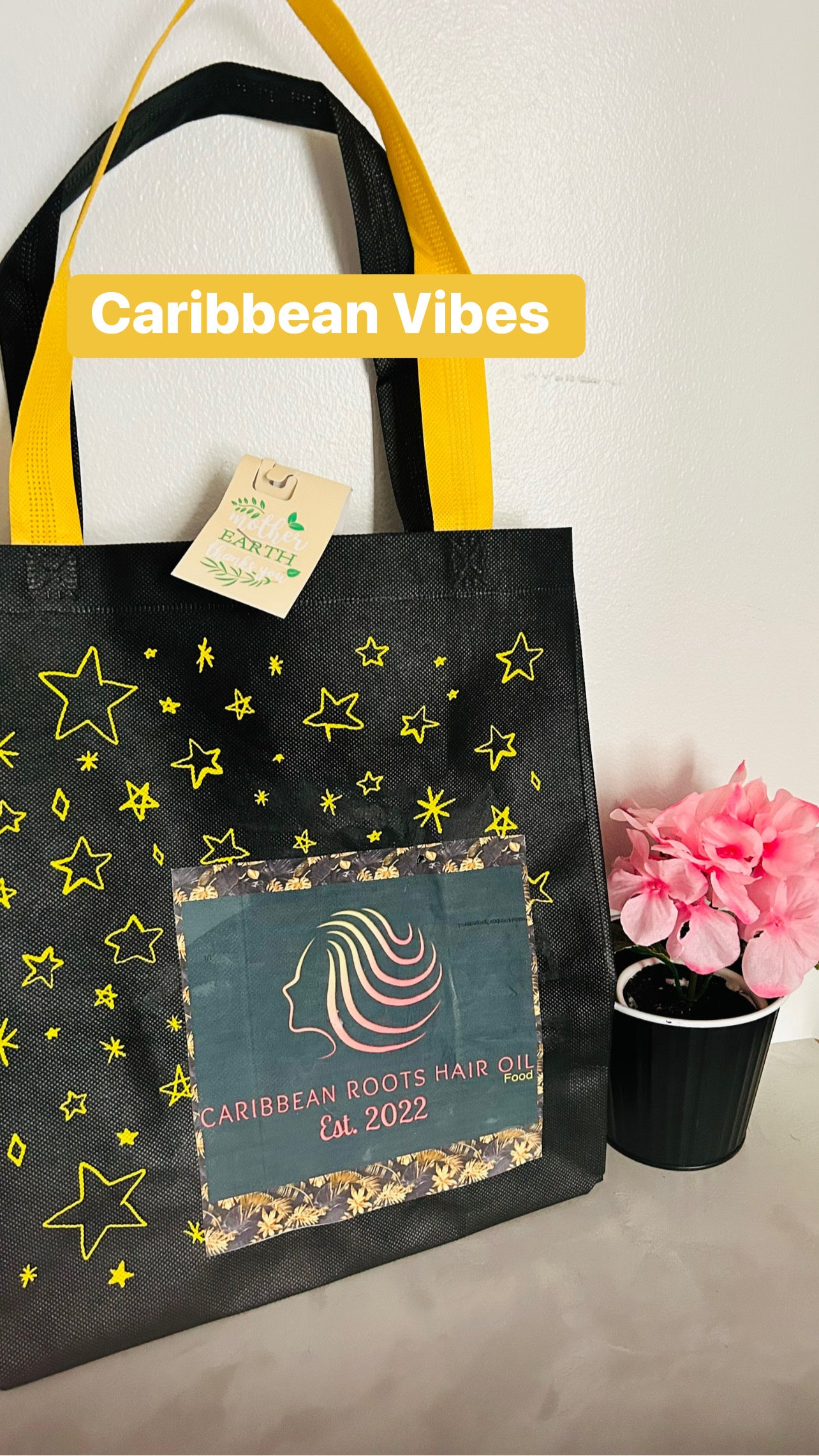 Caribbean Roots Tote Bag