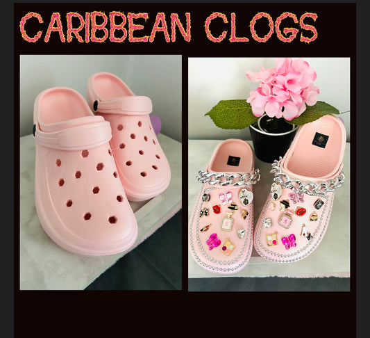 Caribbean Pink Clogs